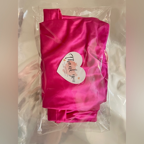 **Never Worn**Spaghetti Strap BARBIECORE Satin Midi Cocktail Dress-Rose | Small - Picture 11 of 11